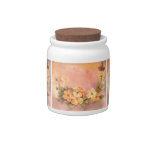 Vintage Wild Roses Candy Jar