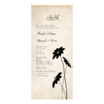 Vintage Wildflowers Wedding Invitation