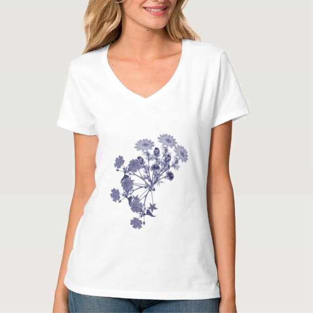Willow Pattern T Shirt | vintage willow pattern flowers shirts 780981 Willow Pattern T Shirt | vintage willow pattern flowers shirts 780981