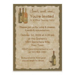Vintage Wine Bottles Invitation