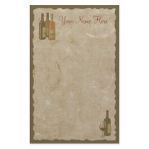 Vintage Wine Bottles Stationery