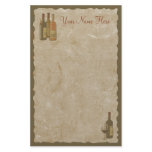 Vintage Wine Bottles Stationery