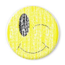 Vintage Winking Smiley Magnet magnets