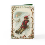 Vintage Winter Christmas Card