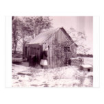 vintage winter in OK Postcard