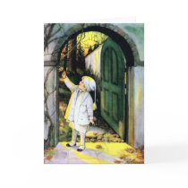 Vintage Winter Scene New Year Card