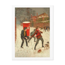 Vintage Winter Scene Postcard