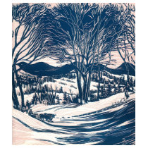 Vintage Winter Scene t-shirts by ChristmasCafe Vintage Winter Scene t-shirts