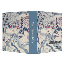 Vintage Winter Village binders by ChristmasCafe Vintage Winter Village binders