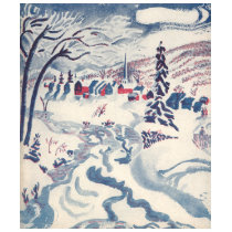 Vintage Winter Village t-shirts by ChristmasCafe Vintage Winter Village t-shirts