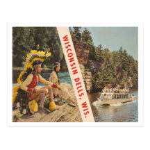 Vintage Wisconsin Dells Wisconsin Postcard