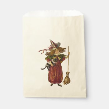Vintage Witch Favor Bag