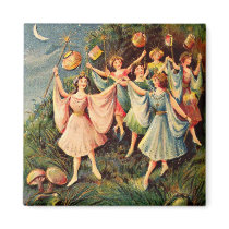 Vintage Witch Magnet