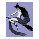 Vintage Witch Post Card