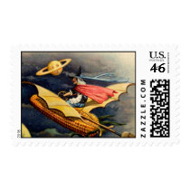 Vintage Witch Postage