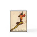Vintage Witch, Witch You Were Here card
