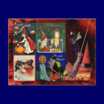 Vintage Witches and Black Cats postcards