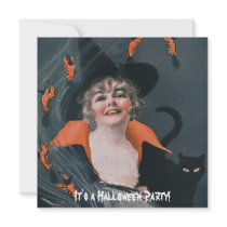 Vintage Witches Brew with Lobsters Invitation