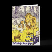 Vintage Wizard of Oz 1st Edition Print cards