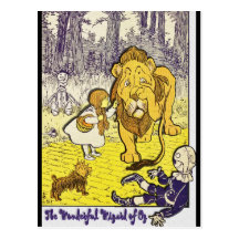 Vintage Wizard of Oz 1st Edition Print Postcards