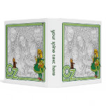 Vintage Wizard of Oz; Dorothy and Toto binders