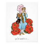 Vintage Wizard of Oz, Dorothy, Girl Baby Shower Custom Invite