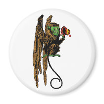 Vintage Wizard of Oz; Flying Monkey Fridge Magnets