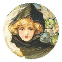 Vintage Woman & Goblins stickers