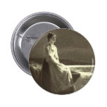Vintage - Woman Looking Out To Sea Pin