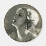Vintage Woman Portrait Magnets
