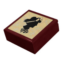Vintage Woman Silhouette gift boxes