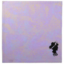 Vintage Woman Silhouette napkins