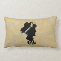 Vintage Woman Silhouette pillows