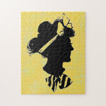 Vintage Woman Silhouette puzzles