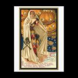 Vintage Woman with Cape Post Card