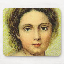 Vintage Woman's Face mousepads