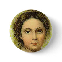 Vintage Woman's Face Pin buttons