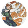 Vintage Women Dancers Round Stickers