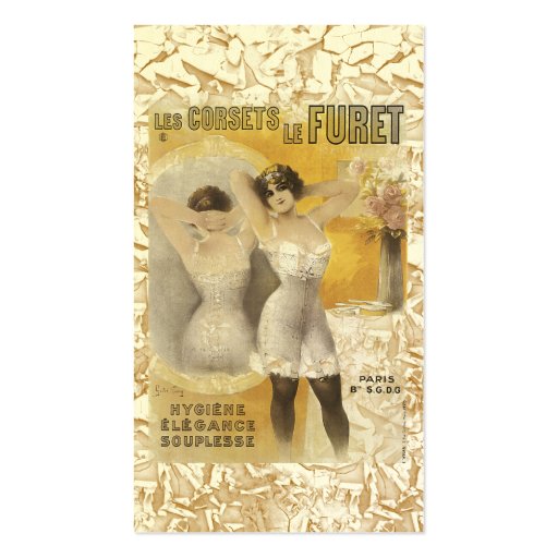 Vintage Womens Corsets Business Card