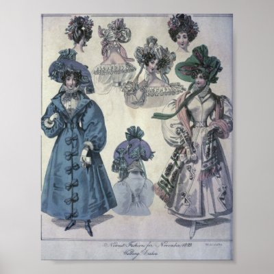 Vintage Womens Clothing on External Image Vintage Womens Fashion 1800s Poster