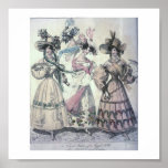 Vintage Women's Fashion 1800's Print
