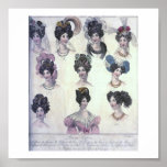 Vintage Women's Fashion 1800's Poster