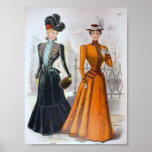 Vintage Women's Fashion 1890's Print