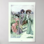 Vintage Women's Fashion 1900's Print