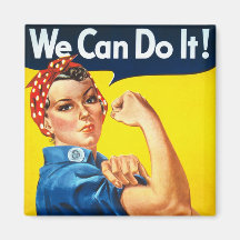 Vintage Womens Rights Ad Magnets