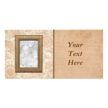 Vintage Wood Frame Photo Card photo cards by pacificphotogifts Vintage Wood Frame Photo Card photo cards