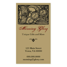 Vintage Woodcut Business Card