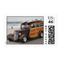 Vintage Woodie postage by gumby4la Vintage Woodie postage