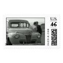 Vintage Woodie Wedding postage by gumby4la Vintage Woodie Wedding postage