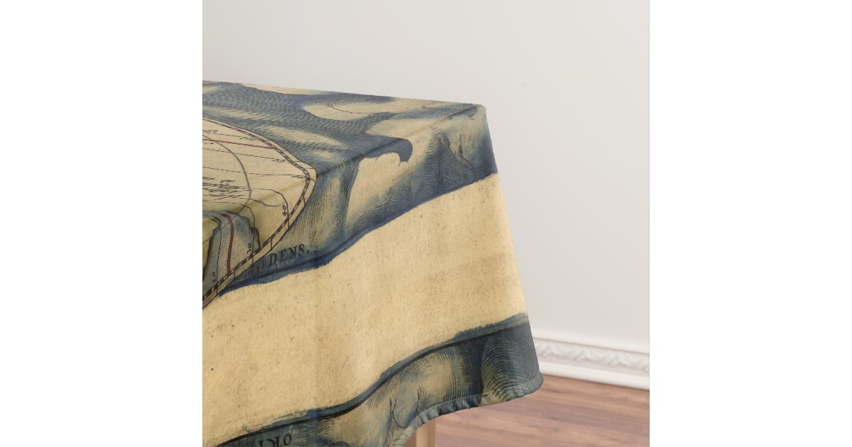 Vintage World Map Antique Atlas Tablecloth Zazzle